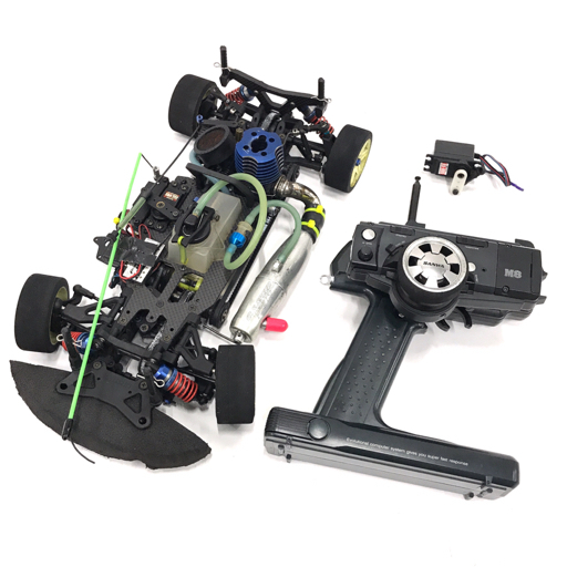 京商 シャーシ O.S.MAX 12TR エンジン SANWA M8 TMS-171 CW